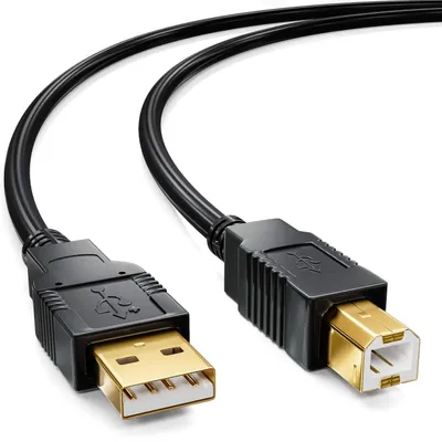Immagine prodotto di deleyCON Cavo USB 2.0 attivo da 15 metri per stampante e scanner, con funzione di ripetitore – Lunghezza 15 metri