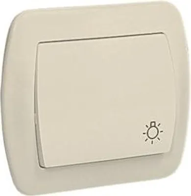 Produktbild von Kontakt-Simon AS1/12, IP20, Drucktasten-Schalter, 90 mm, 53,83 g, 43 mm, 165 mm