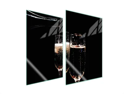 Produktbild von Glasschutzplatte Für Küche 2X35X52 Wein