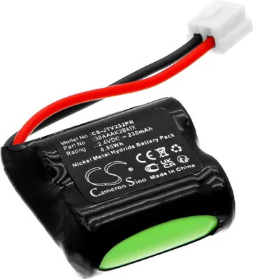 Produktbild von TECHTEK Akku Kompatibel mit [JTech] Commpass VOICE PAGER, Commpass VTF PAGER, Glowster PLUS, Medipass Pager, PAGSPVTFPB, PRromopass PAGER, Serverpass