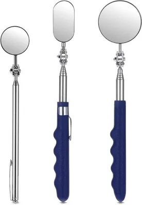 Image de Kit de miroirs d'inspection télescopiques pivotant à 360°
