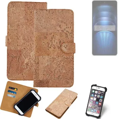 Produktbild von K-S-Trade Hülle kompatibel mit Vivo iQOO Neo9s Pro+  Kork Handyhülle Cover  Schutzhülle TPU Case Bumper in Hellbraun, (1x)
