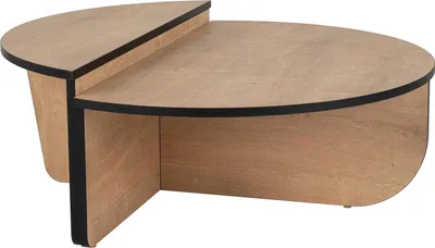 Produktbild von Mansue - Couchtisch, 90x60x35h cm Eichenbraun, Zeitschriftenhalter