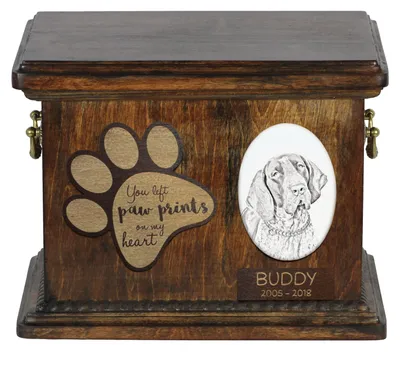Immagine prodotto di Urna crematoria per cani, personalizzabile con una foto, urna crematoria con foto di cane del marchio Art-Dog