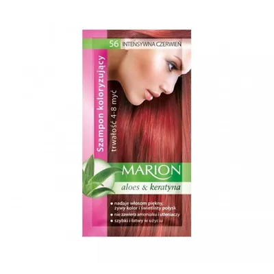 Zdjęcie produktu dla Marion Szampon koloryzujący 56 Intensywna Czerwień 40 ml