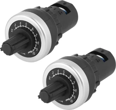 Obrázek produktu pro 2 x 10 kΩ potenciometr, potenciometr VSD/VFD pro montáž na panel pro měnič s proměnnou rychlostí.