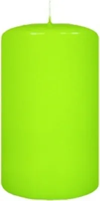 Produktbild von 4er Set Oster, Frühling, Stumpenkerzen Lime 12 x Ø 6 cm