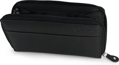 Produktbild von WENGER Damen-Geldbörse aus Nappa-Leder H 10,3 x B 18,8 x T 2 cm, Farbe Schwarz