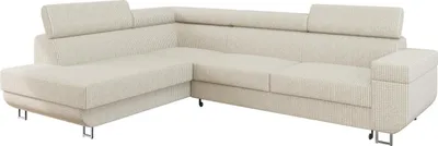 Produktbild von MIRJAN24 Ecksofa Fonti Cord, Eckcouch mit Schlaffunktion und Bettkasten, L-Form Sofa vom Hersteller (Poso 100, Seite: Links)