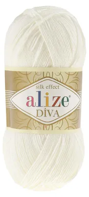 Produktbild von 100g Strickgarn ALIZE DIVA Sommerwolle Häkelgarn Wolle Sommer Stricken Häkeln
