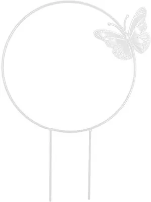 Image de Support métallique pour plantes d'intérieur, blanc