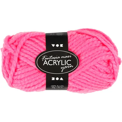 Produktbild von Creativ Company 421861, Handwerk, Pink, Acryl, 35 m, 50 g