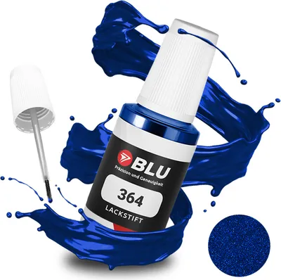 Produktbild von BLU Auto Lackstift Blau kompatibel für BMW 364 Topazblau Topaz Blue Metallic Blue | Auto Lack Reparatur Ausbesserungslack
