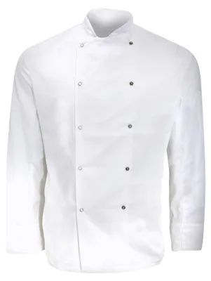 Immagine prodotto di Giacca da cuoco da uomo Dennys, maniche lunghe LT780 (2XL) (bianca)