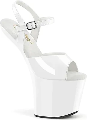 Produktbild von CRAZE-809 Damen Sandale von Pleaser, Weiß  , EU 37, US 7
