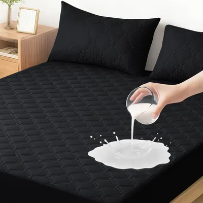 Immagine prodotto di Omgoods - Protezione impermeabile per materasso, 90x200 cm, ipoallergenica e traspirante