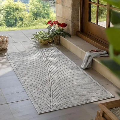 Obrázok produktu pre Carpetsale24 Vonkajší koberec, moderný dizajn v štýle boho, 3D efekt, odolný voči UV žiareniu, ideálny na terasu, do obývacej izby a kuchyne, rozmery 80 x 250 cm