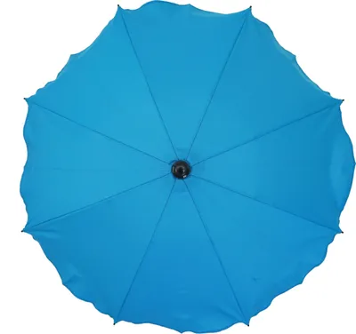 Produktbild von Skyline Sonnenschirm für Kinderwagen flexiblem Befestigungsarm UV-Schutz50+ Sonnensegel Sonnenschutz Kinderwagen-Sonnensegel, Ø63cm, Blau