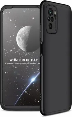 Produktbild von 360 Grad-Case für Xiaomi Redmi Note - Farbe: Schwarz - Modellkompatibilität: Für Xiaomi Redmi Note 10