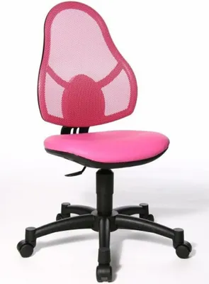 Produktbild von Topstar Kinderdrehstuhl Open Art® Junior, 71430S04 pink, schwarz Stoff