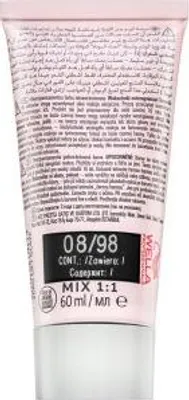 Produktbild von Wella Professionals Shinefinity Zero Lift Glaze Professionelle demi-permanente Haarfarbe 08/98 Silver Pearl 60 ml