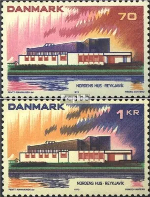 Produktbild von Briefmarken Dänemark 1973 Mi 545-546 (kompl.Ausg.) postfrisch NORDEN73