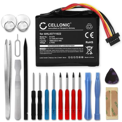 Image de CELLONIC 1x Batterie compatible avec TomTom 4EH45, 4EH51, AHL03711022