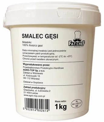 Produktbild von Gänseschmalz 1kg - Agro-Top