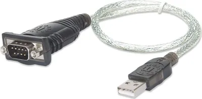 Produktbild von Manhattan USB Konverter USB-A/Seriell 45cm Blister