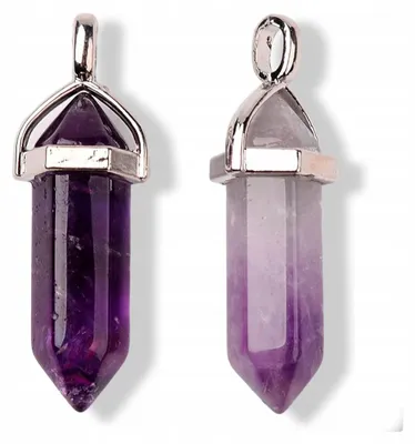 Produktbild von MIXFORM Anhänger Natürlicher Amethyst Sechseckig 2 Stück