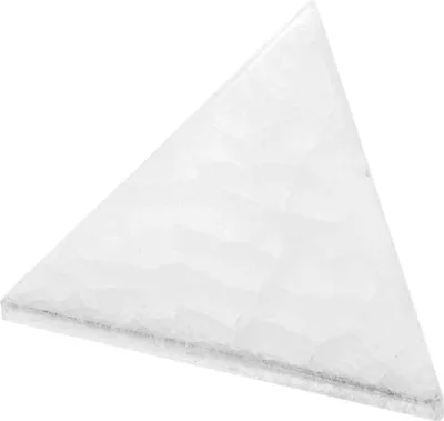 Produktbild von Selenit Dreieck Platte 12x10,5cm – Große Platte für Meditation und Heilsteine