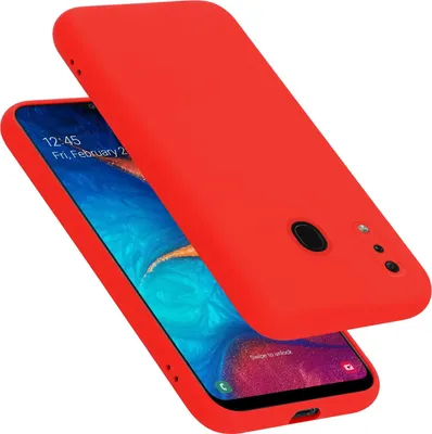 Obrázek produktu pro Cadorabo ochranný kryt pro Samsung Galaxy A20 / A30 / M10s v červeném pouzdře na mobilní telefon kryt TPU pouzdro