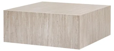 Immagine prodotto di Tavolino in MDF "Prizma" - 90 x 90 x 35 cm - Travertino