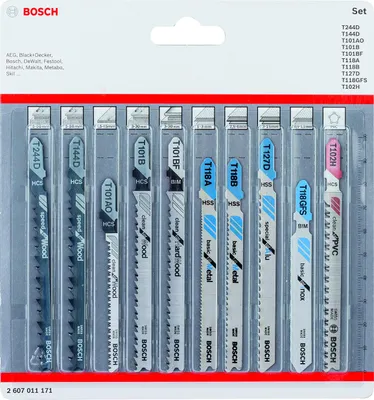 Produktbild von Stichsägeblatt-Set All in One, 10-teilig