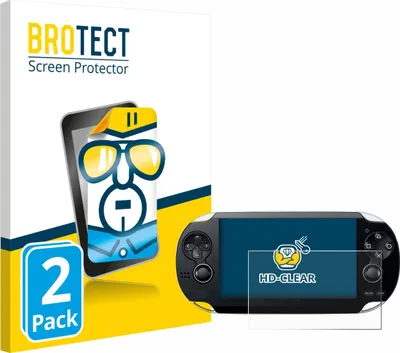 Produktbild von 2x Für Sony Playstation PS Vita Schutzfolie BROTECT Displayschutz Display Schutz Folie Klar Transparent