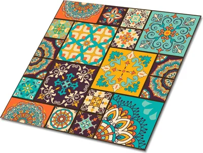 Produktbild von Selbstklebende Platten 30x30 cm Wandpaneele 9 Stück im Set Wanddeko - Patchwork
