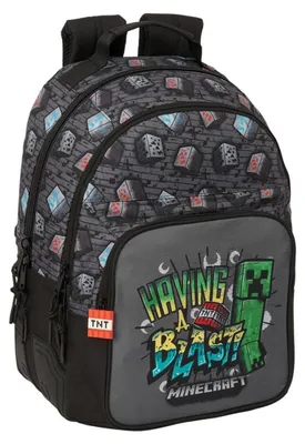 Zdjęcie produktu dla Plecak z motywem graffiti z gry Minecraft, regulowany, 42 cm
