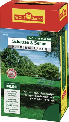 Image de Graines de gazon Supra LP200 de WOLF-GARTEN pour env. 200 m²