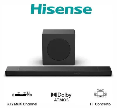 Produktbild von Hisense AX3120Q, 3.1.2 Kanäle, 440 W, DTS:X, Dolby Atmos, 200 W, 20000 Hz, Kabellos
