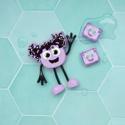 Produktbild von Glo Pals, Lumi Badefigur - Set mit zwei im Wasser leuchtenden Sinneswürfeln