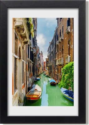 Produktbild von Bild 20x30 MDF-Rahmen, Wandkunst Venedig Italien