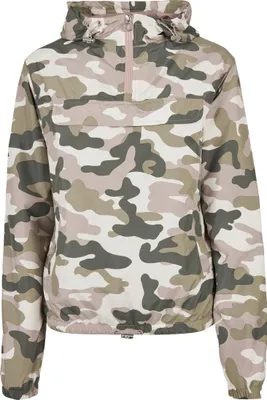 Produktbild von Urban Classics Ladies Camo Pull Over Jacket duskrose camo TB2015-02897 - XS