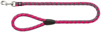 Produktbild von TRIXIE Cavo Leine, S–M: 1,00 m / Ø 12 mm, fuchsia / grafit