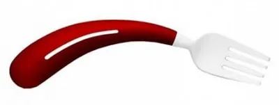 Image de Fourchette courbée pour personnes souffrant de rhumatismes - Pour gauchers