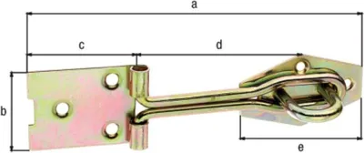 Produktbild von Alberts Überfalle verzinkt 140,0 x 36,0 mm
