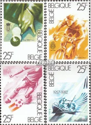 Produktbild von Briefmarken Belgien 1982 Mi 2095-2098 (kompl.Ausg.) postfrisch Breitensport