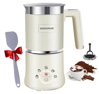 Milchaufschäumer elektrisch 5-in-1, 300 ml, beige
