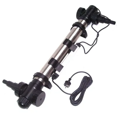 Produktbild von Edelstahl UVC Lichtfilter 75W UV Teichklärer 55086 Wasserklärer Teichfilter