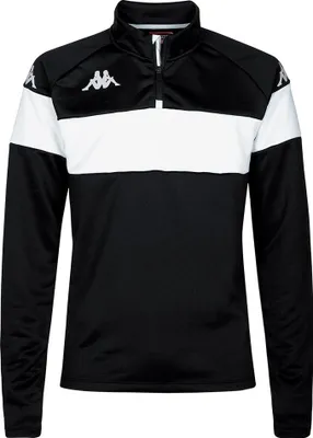 Produktbild von Kappa Dovare Halbreißverschluss-sweatshirt Schwarz S Mann Schwarz S