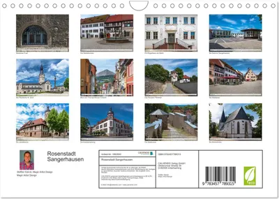 Produktbild von Rosenstadt Sangerhausen (Wandkalender 2026 DIN A4 quer), CALVENDO Monatskalender
